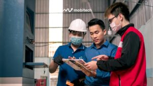 Supervisor dam Tim Logistik Berdiskusi